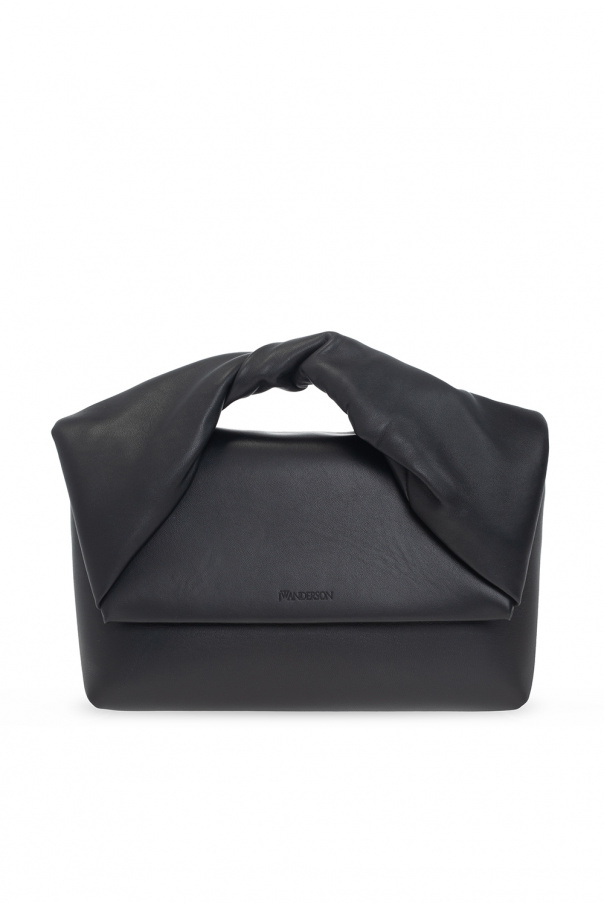 【関税&送料込】Jw Anderson Black Leather Handbag 1001_jw_anderson_black_leather